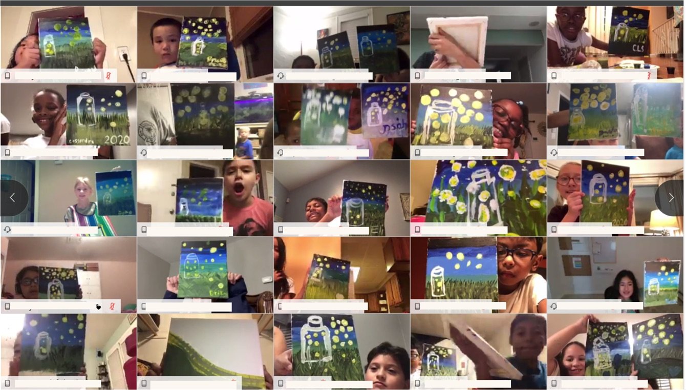 Virtual Paint Night for Malverne students Herald Community Newspapers